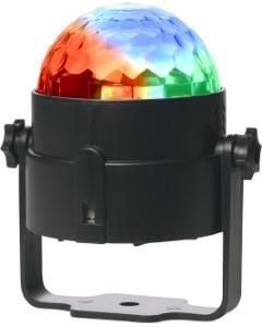 Enzo Denver LED Partybol disco 4W 7 functies +ab zwart 9700210