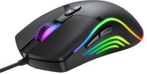 Enzo Denver Optische gaming muis bedraad USB RGB licht zwart 9510055