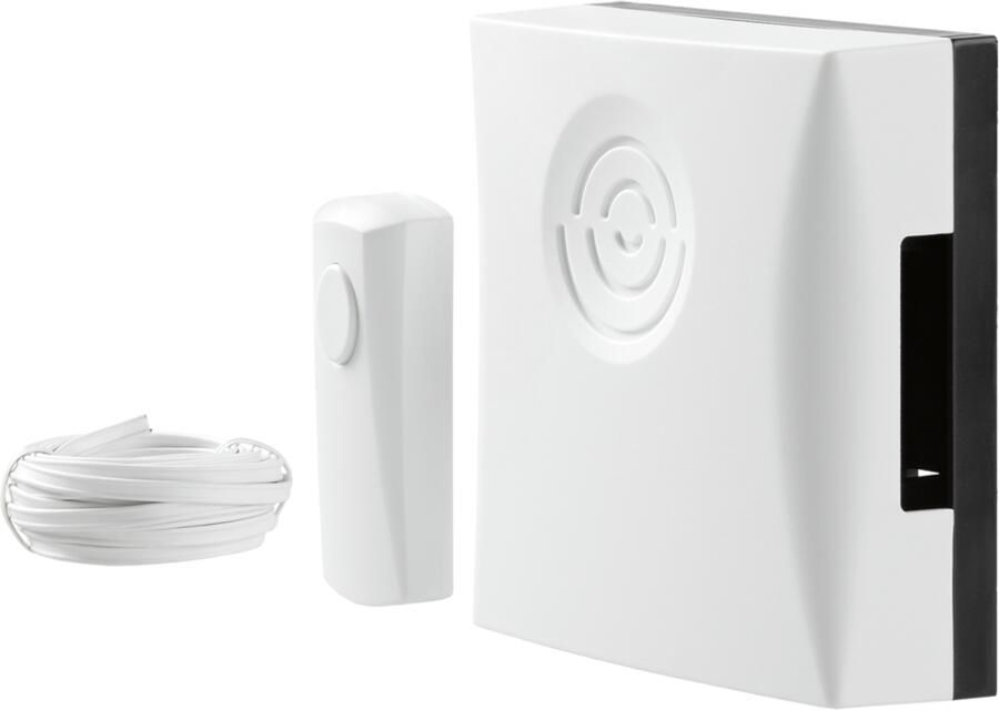 Enzo Doorman Gong | Type DC860 | Inclusief beldrukker | Met 5 m kabel | Wit 00.634.60