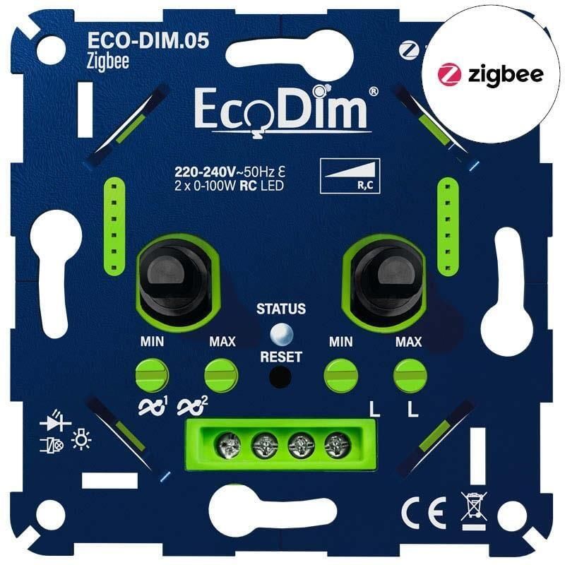 Enzo ECO LED dimmer DUO 0-100W EcoDim fase afsnijding 4355421
