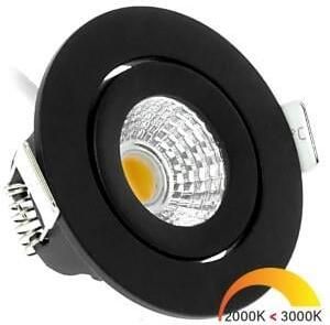 Enzo EcoDim LED inbouwspot 5W DimToWarm 62mm 36gr rond verstelbaar zwart LED4735
