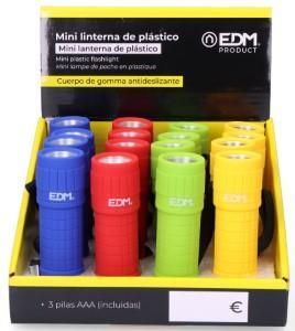 Enzo EDM Display LED zaklampen 16stuks 4 kleuren 5710001