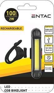 Enzo Entac LED Fietslamp COB wit+rood USB oplaadbaar 5745420