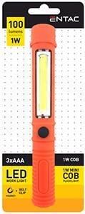 Enzo Entac LED werklamp 1W oranje 3xAAA 5700245