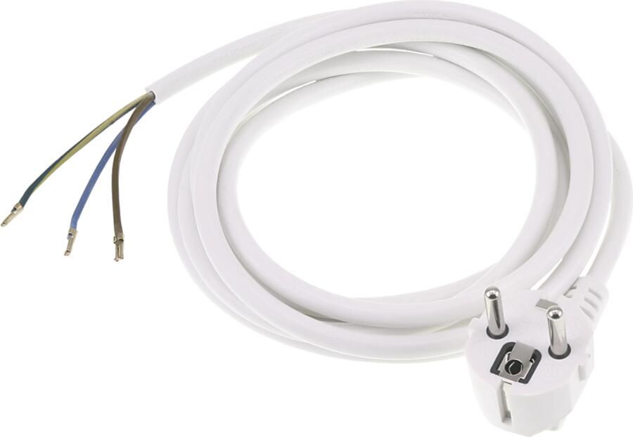 Enzo Exin EX Aansluitsnoer | 2.5M | RA | 3X1MM | Wit 55.203.06