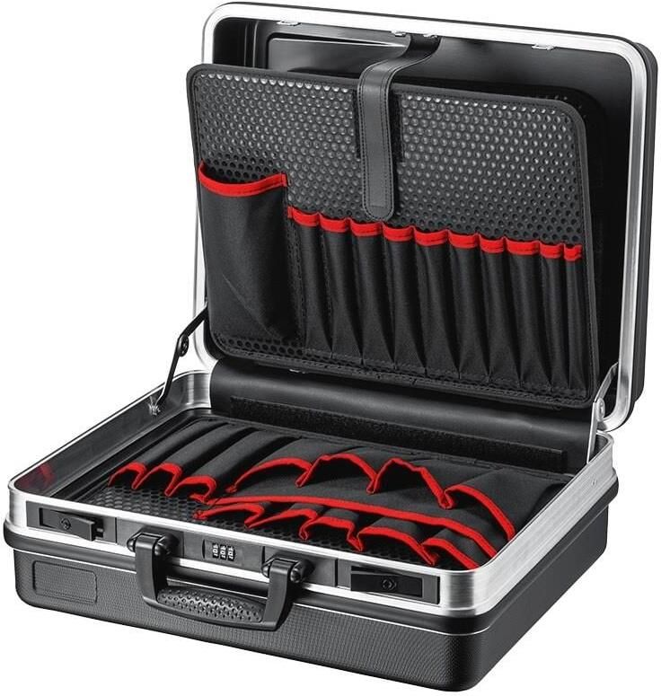 Enzo Gereedschapskoffer leeg grijs ABS KNIPEX 6480042 - Foto 2