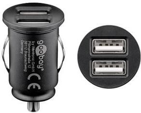 Enzo Goobay USB autolader dubbel 12V-24V 2 4A 9540127