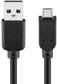 Enzo Goobay USB-micro laadkabel 1m zwart 9550350