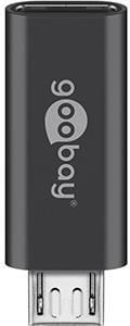 Enzo Goobay USB-micro naar USB-C adapter zwart 9550415