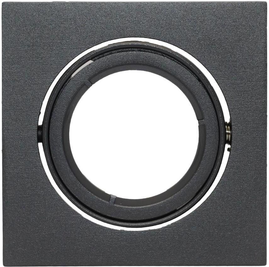 Enzo Hope Inbouwspot 50mm verstelbaar vierkant mat zwart 5013203