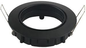 Enzo Inbouwspot verstelbaar 50mm rond zwart 5013310