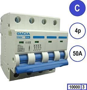 Enzo Installatieautomaat 50A C kar 4p GACIA 4517834