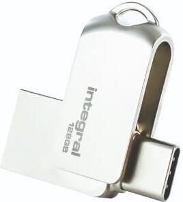 Enzo Integral USB stick 128GB Metal Dual USB-C en USB 3.0 9500290