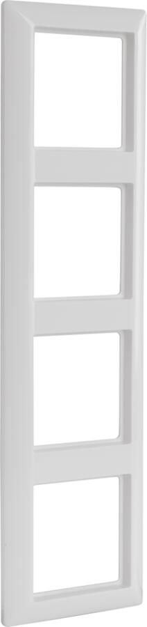 Enzo Jung AS500 Afdekraam | Inbouw | 4-voudig | Polarwit 66.003.26
