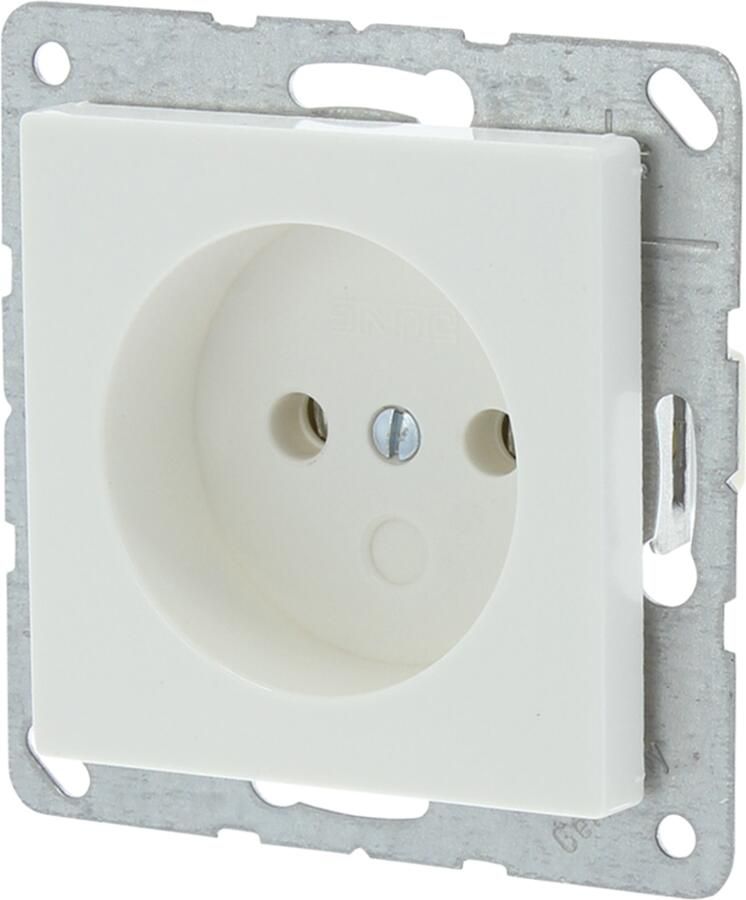 Enzo Jung AS500 Contactdoos | Inbouw | 1-voudig | Polarwit 66.003.40