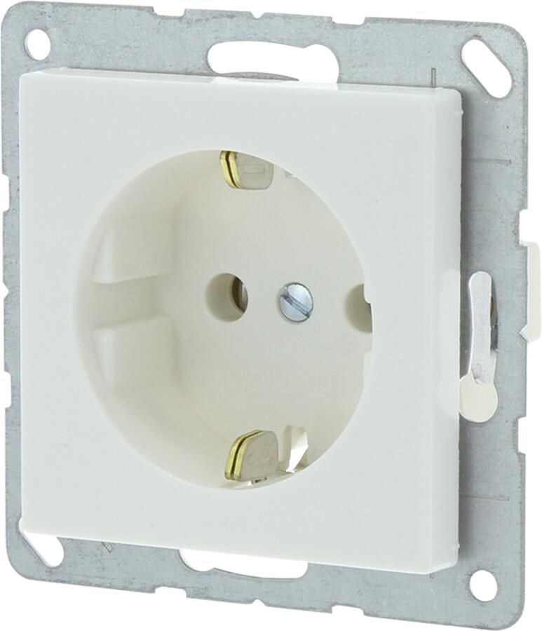 Enzo Jung AS500 Contactdoos | Inbouw | 1-voudig | Randaarde | Polarwit 66.003.42
