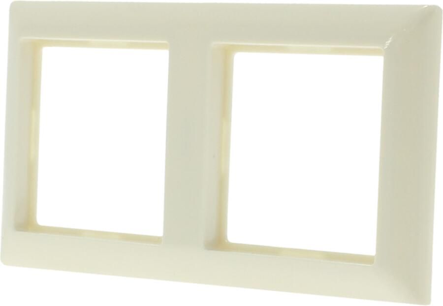 Enzo Jung System 55 Afdekraam | Inbouw | 2-voudig | Crème 66.002.22