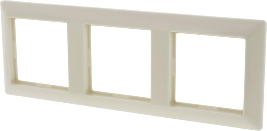 Enzo Jung System 55 Afdekraam | Inbouw | 3-voudig | Crème 66.002.24