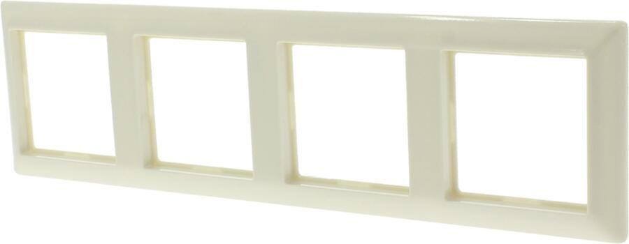 Enzo Jung System 55 Afdekraam | Inbouw | 4-voudig | Crème 66.002.26
