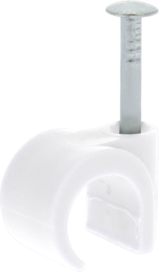 Enzo Kabelclip | Rond | 10 mm | Wit (120) 00.530.40