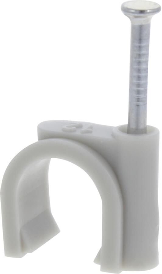 Enzo Kabelclip | Rond | 12 mm | Grijs (70) 00.530.46