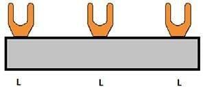Enzo Kamrail 3 fase 12pol. 4x17 8mm 8x9mm gebogen wit 4000330