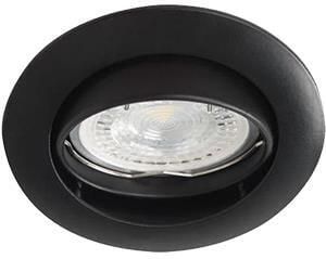 Enzo Kanlux Inbouwspot 50mm verstelbaar zwart 5013138