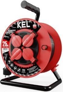 Enzo Kel Kabelhaspel H05 3x1 5qmm 25m rood IP44 1167282