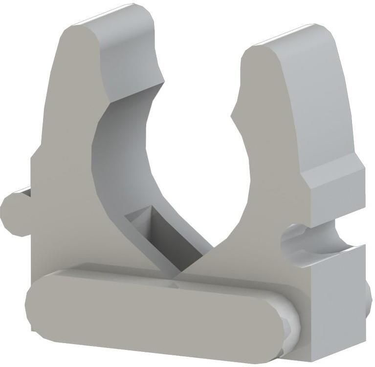 Enzo Klembeugel 25-28mm koppelbaar grijs JSL doos(50) 4113298