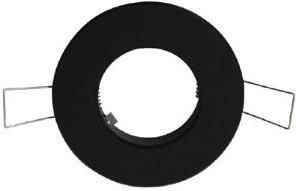 Enzo Klemko Inbouwplaat voor Verona 1v rond ZWART LED0957