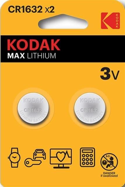 Enzo Kodak CR1632 lithium knoopcel batterij blister(2) 3241040