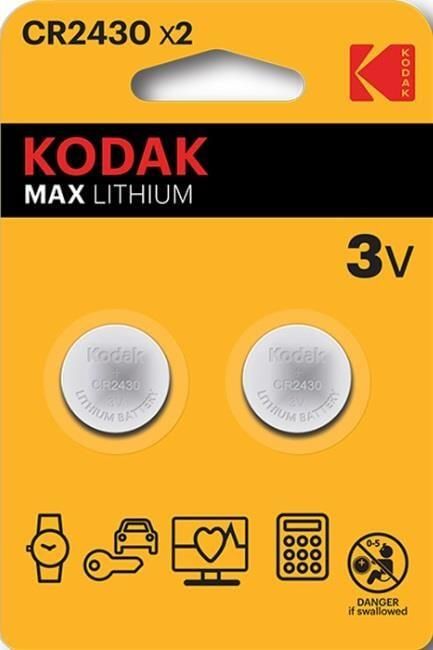 Enzo Kodak CR2430 lithium knoopcel batterij blister(2) 3241080