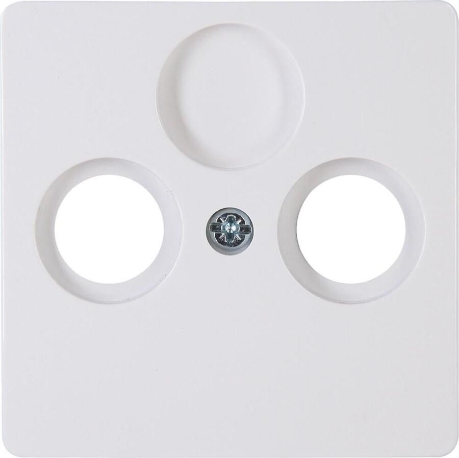 Enzo Kopp HK05 arctic wit afdekplaat voor coax 4621440