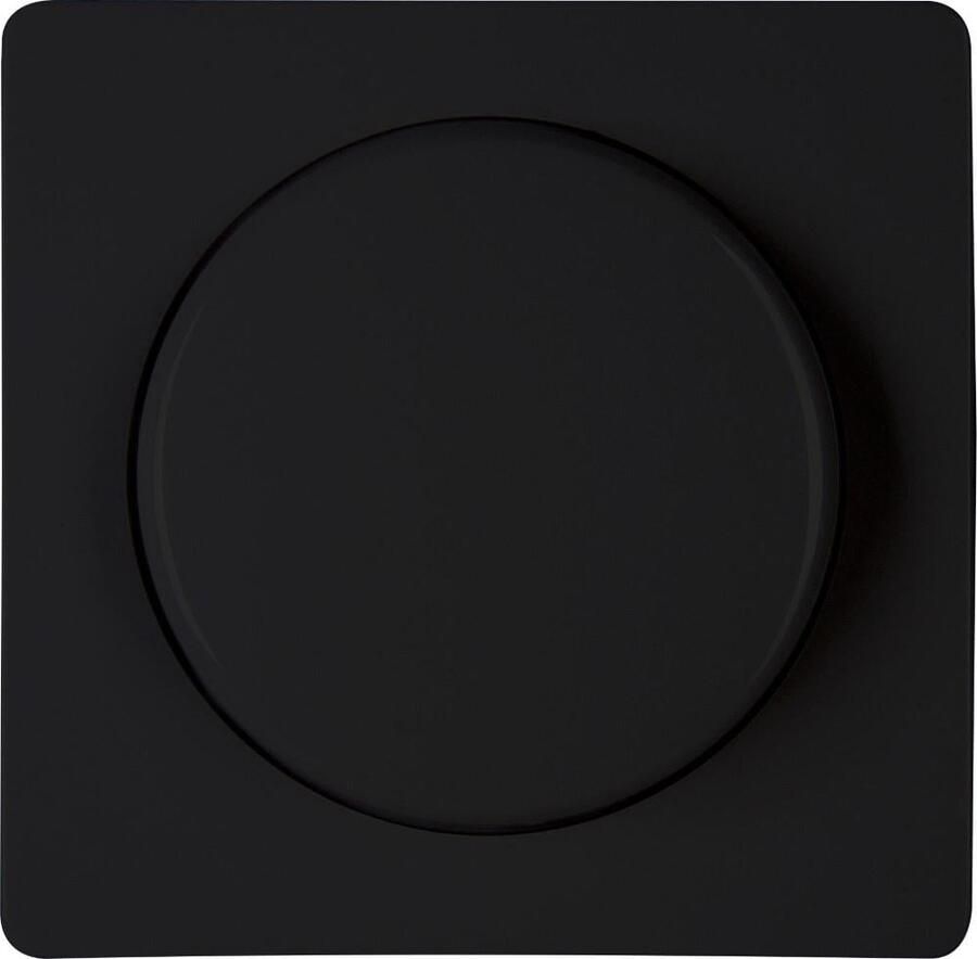 Enzo Kopp HK05 mat zwart afdekplaat + knop dimmer 4621630
