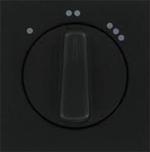 Enzo Kopp HK07 antraciet afdekplaat+knop 3-standen schakelaar 4623080