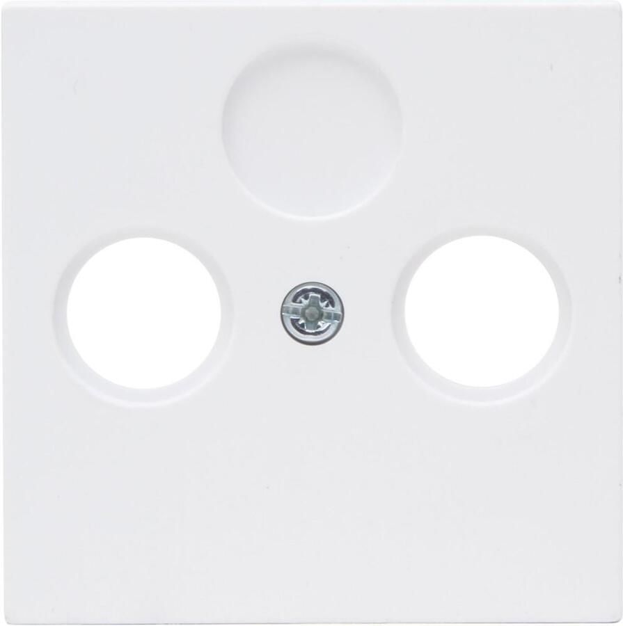 Enzo Kopp HK07 PURE mat wit afdekplaat voor coax 4624040