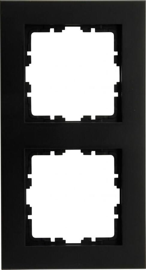 Enzo Kopp HK07 PURE mat zwart 2 voudig afdekraam 4624710