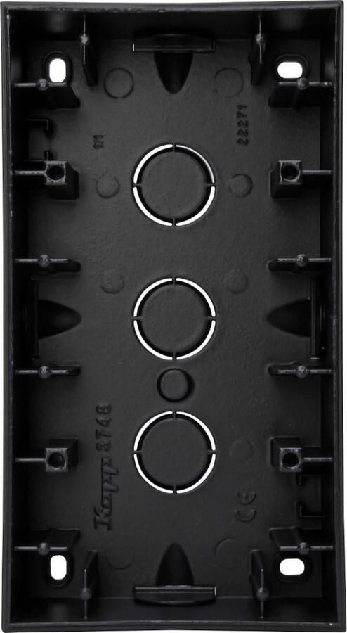 Enzo Kopp HK07 PURE mat zwart 2 voudig opbouwdoos 4624810