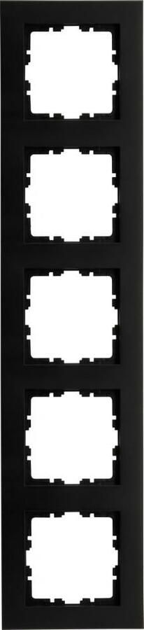 Enzo Kopp HK07 PURE mat zwart 5 voudig afdekraam 4624740