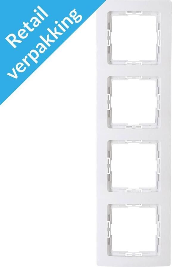Enzo Kopp Paris arctic wit 4 voudig afdekraam 4625160