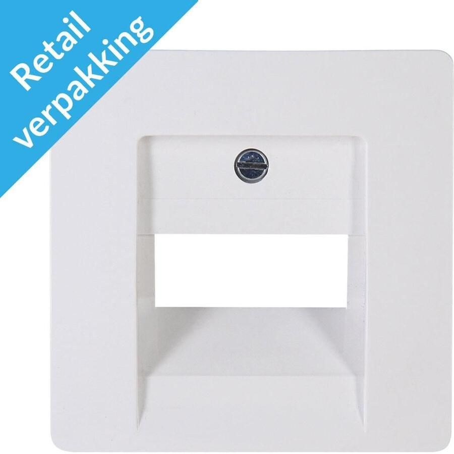 Enzo Kopp Paris arctic wit afdekplaat UTP dubbel 4625060