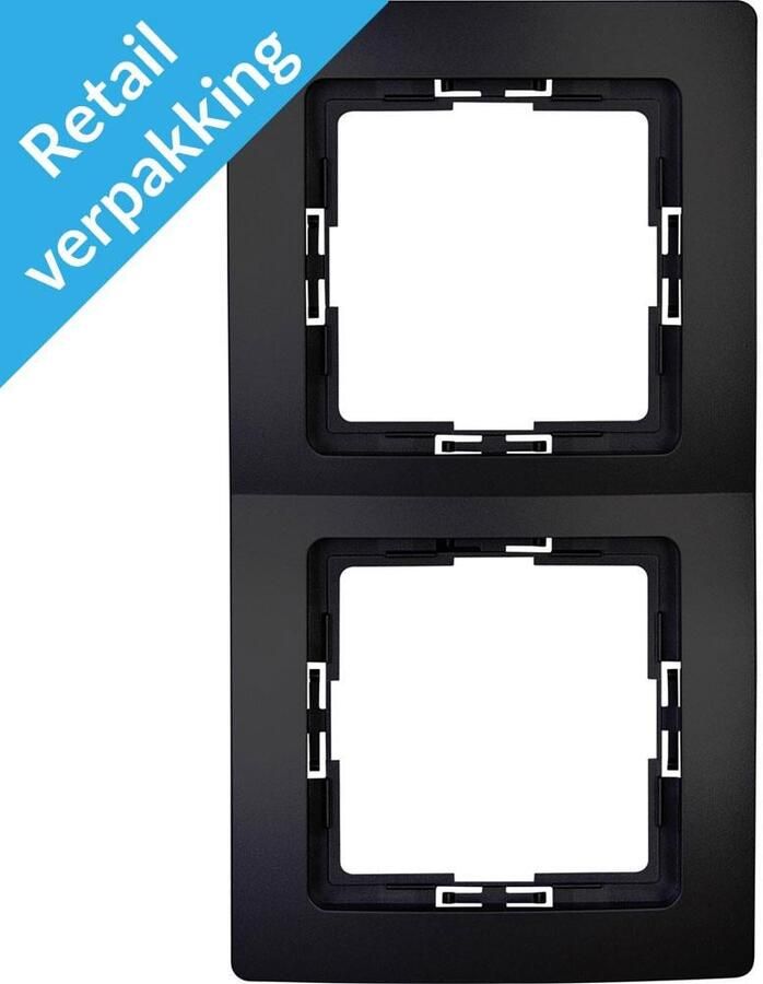 Enzo Kopp Paris mat zwart 2 voudig afdekraam 4625340