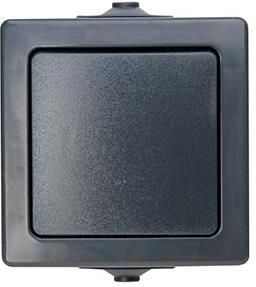 Enzo Kopp SWD opbouw schakelaar kruis antraciet 4628280