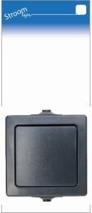 Enzo Kopp SWD opbouw schakelaar wissel antraciet 6628261