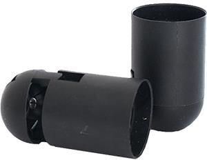 Enzo Lamphouder E27 mat zwart glad 6042701