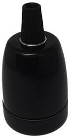 Enzo Lamphouder E27 porselein zwart 6042951