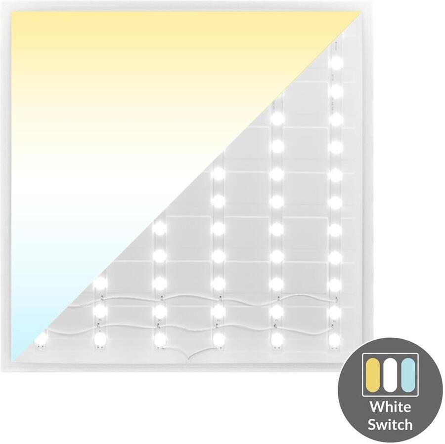 Enzo LED backlit paneel wit 60x60cm 36W 4500Lm Tri-White 5016200
