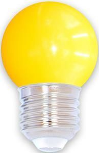 Enzo LED kogellamp E27 geel 1W LED0154