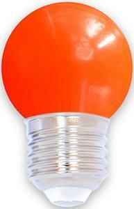 Enzo LED kogellamp E27 rood 1W LED0152