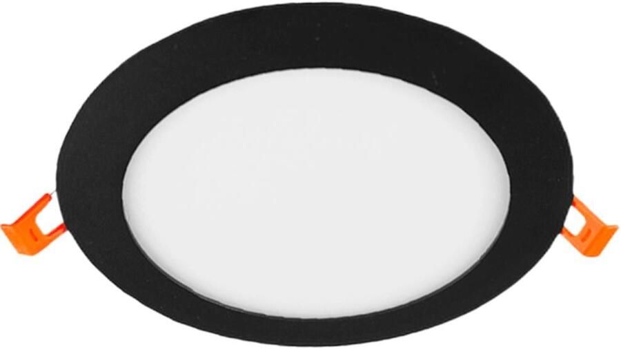 Enzo LED panel downlight 12W 3000K incl. driver zwart LED2630